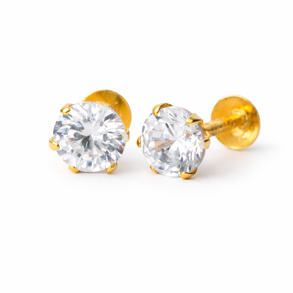 GE0209 - White Studs