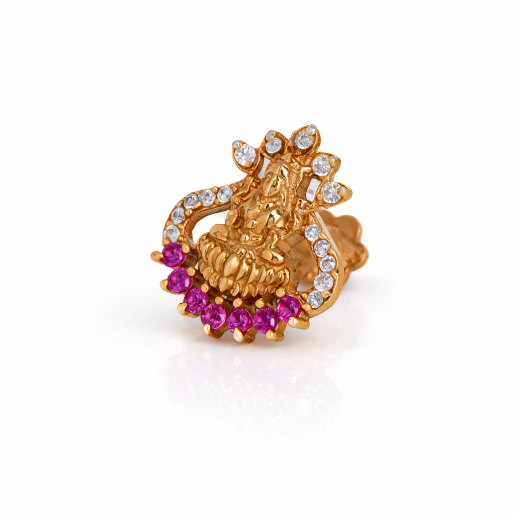 SN0102 - Mahalakshmi Nose Pin
