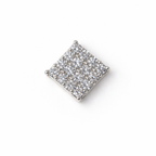 SN0104 - Silver Square Nose Pin