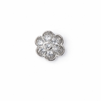 SE0202 - Silver Floral Stud
